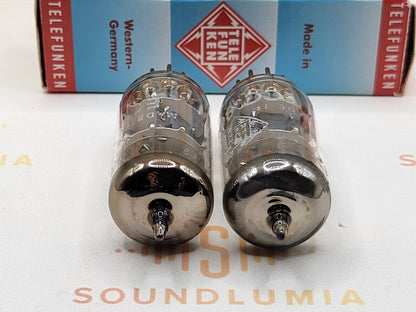 Telefunken ECC801S E81CC 6201 Triple-Mica ◇ Bottom - Ulm
