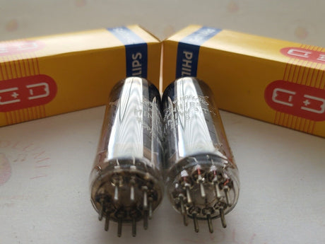 Philips EL84 6BQ5 vacuum tube with D-Getter and Gold Pins, image 5