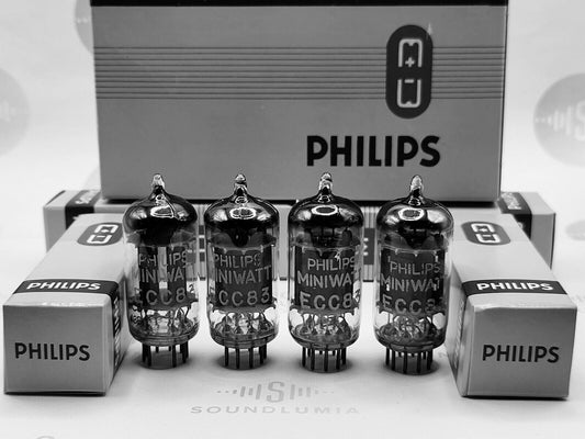 Philips ECC83 12AX7 Lange Platten Folie D Getter mC6