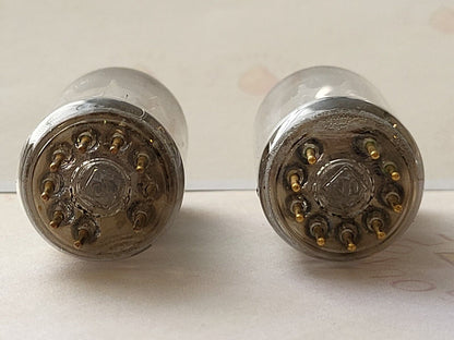 Telefunken E88CC 6922 Paire appariée - Pré-production ◇ Base - Même code 0253 - NOS  