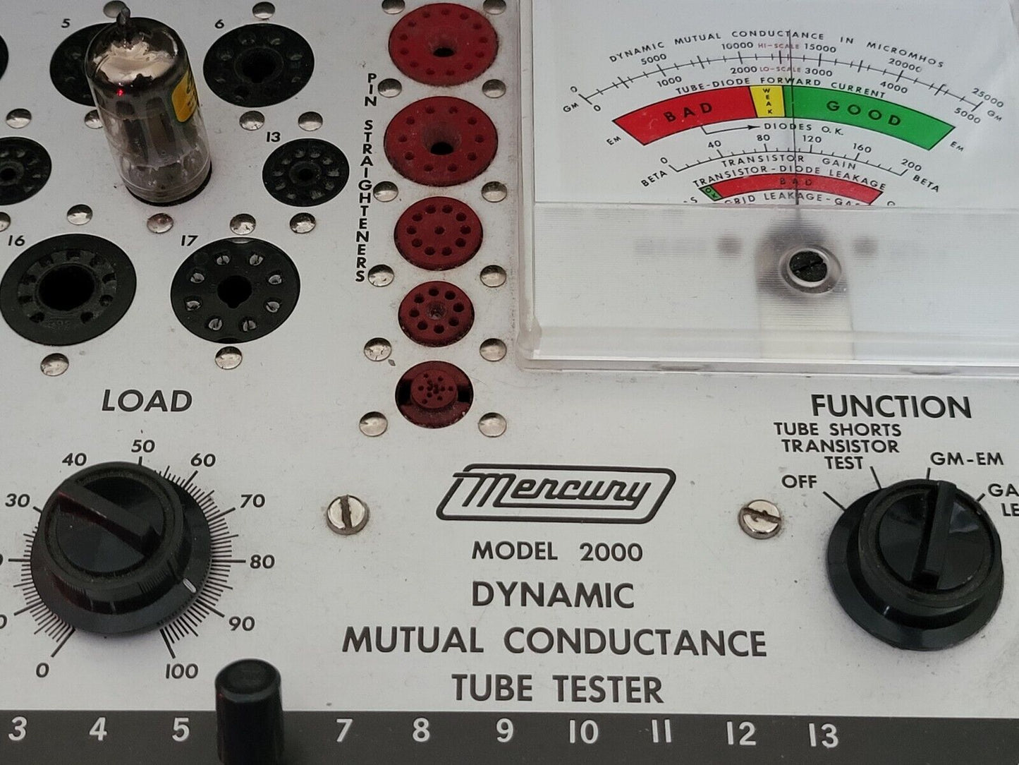 G.E.C. B329 ECC82 12AU7 Matched Pair 14mm Short Plates - Mullard Supply - 1950s