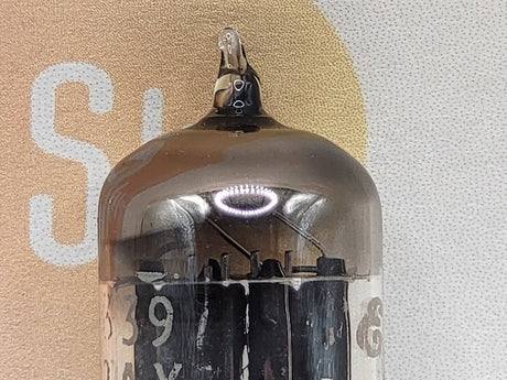 Brimar B339 ECC83 vacuum tube with Black Plate and SQ Getter, image 7