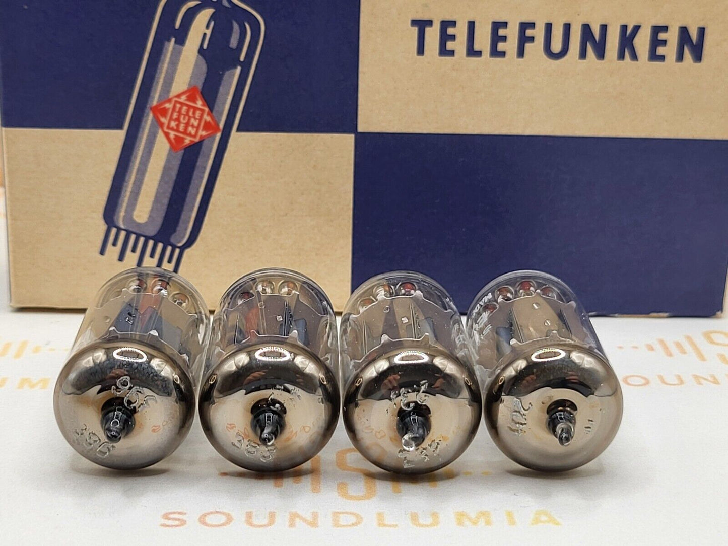 Telefunken ECC82 Piastre Righe ◇ (Edizione Siemens Hall 6)