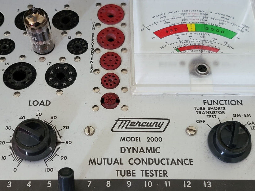 Mullard ECC82 12AU7 vacuum tube with O-Getter and Short Plates, image 47