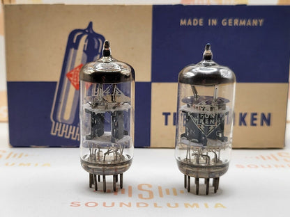 Telefunken ECC801S E81CC 6201 Triple-Mica ◇ Bottom - Ulm