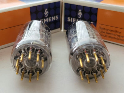Siemens E88CC Gray Shield Matched Pair Chalk Code - Munich - Telefunken Label