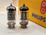 Philips ECC82 12AU7 Plaques courtes O-getter - Heerlen