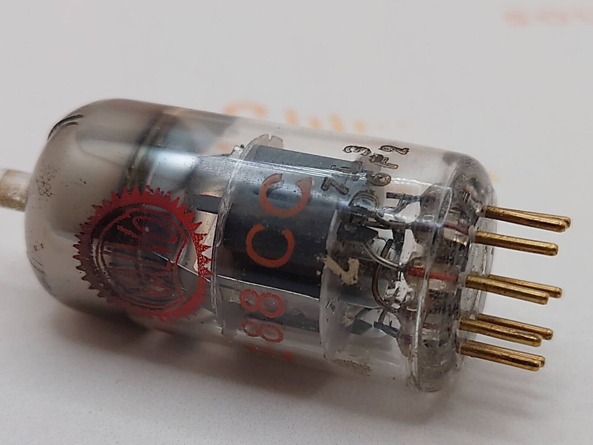 Valvo E88CC 6922 vacuum tube with O-Getter and Red Label, image 15