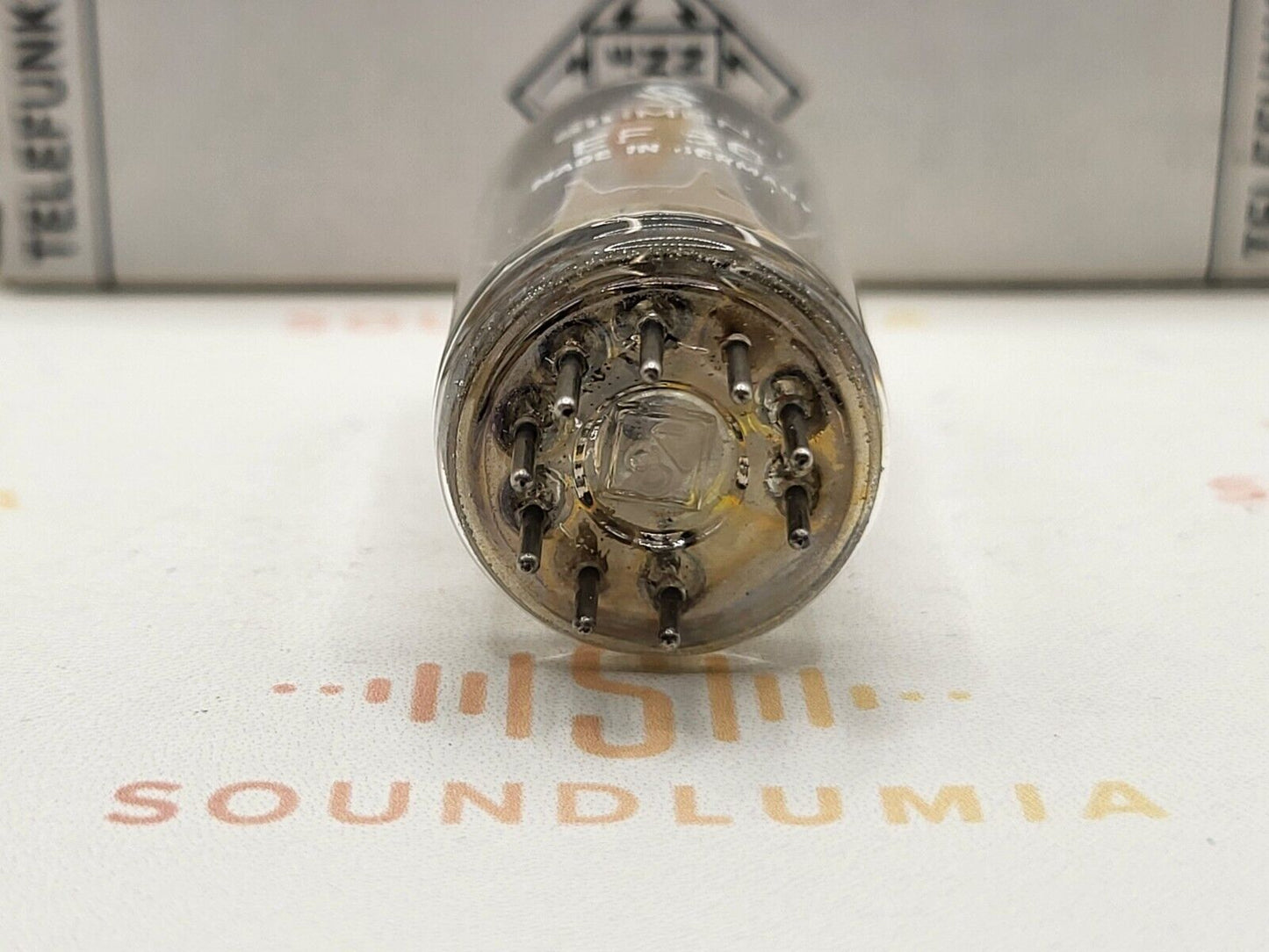 1x Telefunken EF86 6267 Silver Shields ◇ Bottom - Siemens Label - 1960s - NOS