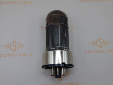 Valvo 6AS7 6080 vacuum tube with Black Plate and Metal Base, image 3