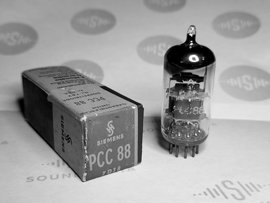 1x Siemens PCC88 = 7DJ8 (6DJ8 equiv.) D-getter Orig. Box - DJ0 ‡7C -Munich, 1957