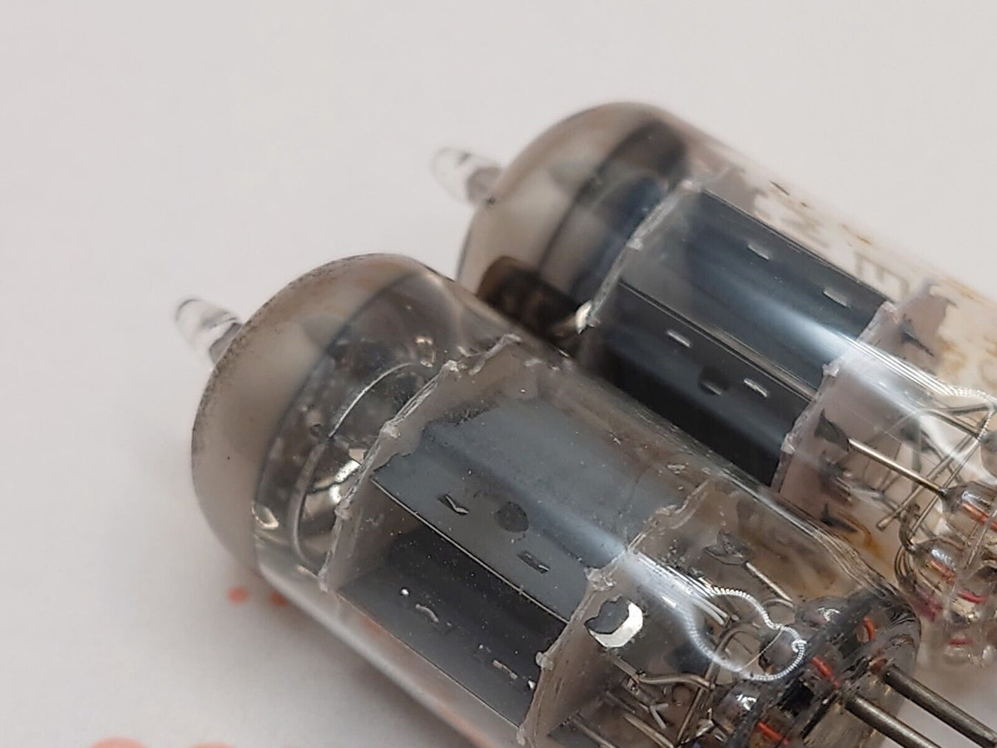 Philips Miniwatt ECC83 12AX7 Short Plates Matched Pair - Holland '59 I61 - Near NOS