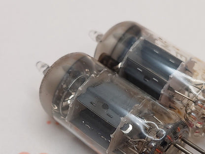 Philips Miniwatt ECC83 12AX7 Short Plates Matched Pair - Holland '59 I61 - Near NOS