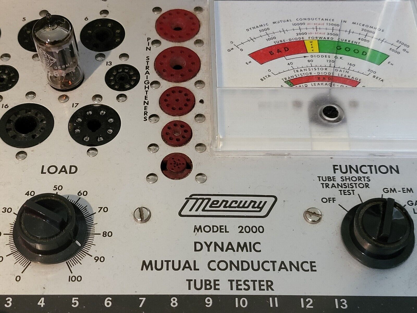 Telefunken ECC82 Matched Pair - 17mm Smooth Plates ◇ Bottom - Berlin 1961/62