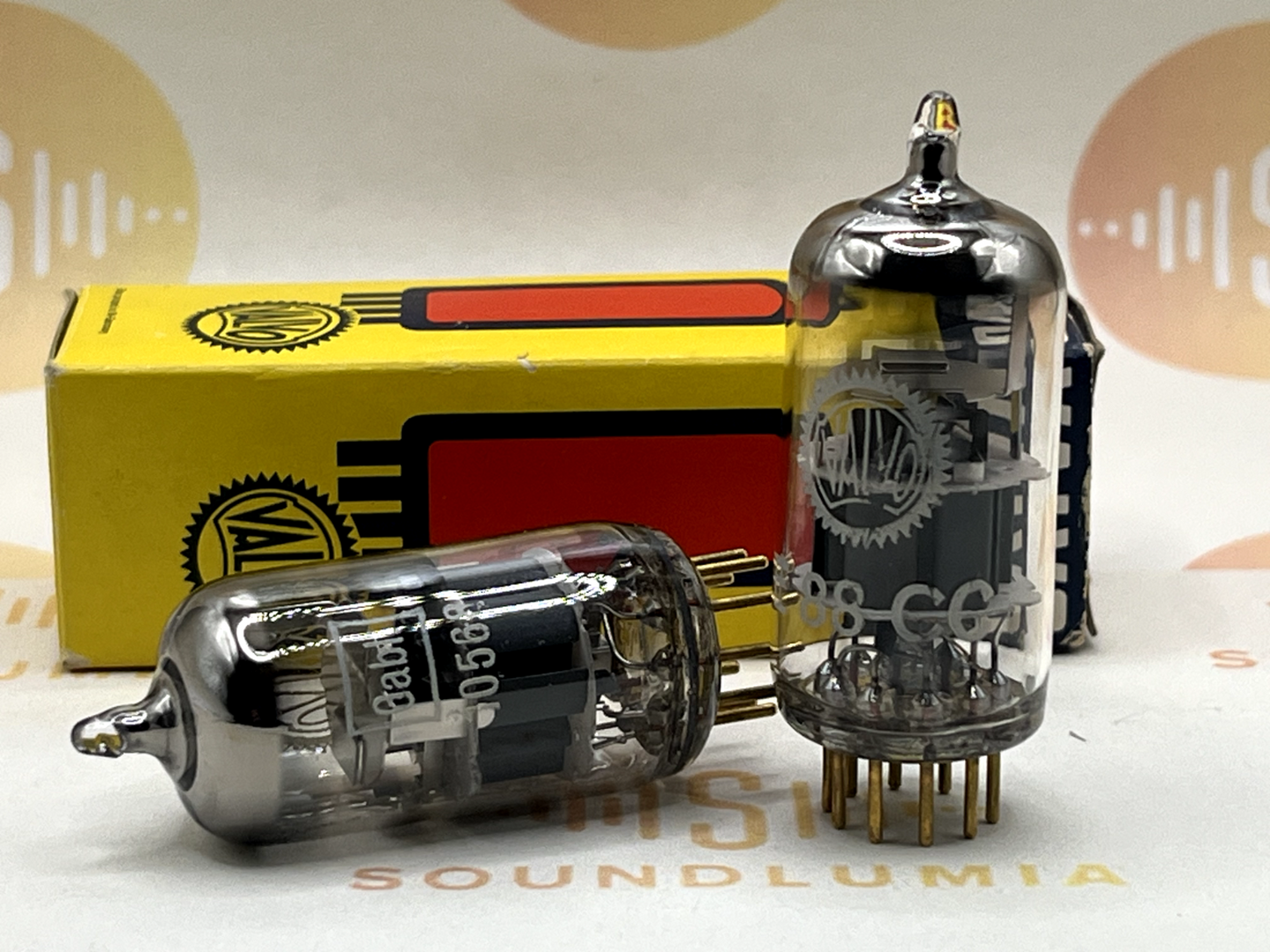 Valvo E88CC 6922 White Print O-getter - Heerlen – Soundlumia Valvo E88CC 6922 White Print O-getter - Heerlen – Soundlumia