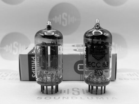 Philips ECC83 12AX7 vacuum tube with D-Foil Getter and Long Plates, image 21