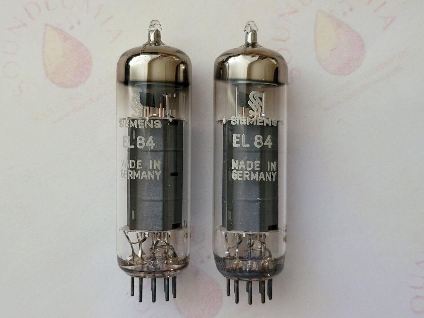 Siemens EL84 6BQ5 Matched Pair - München 1962/63 RX3 - NOS 