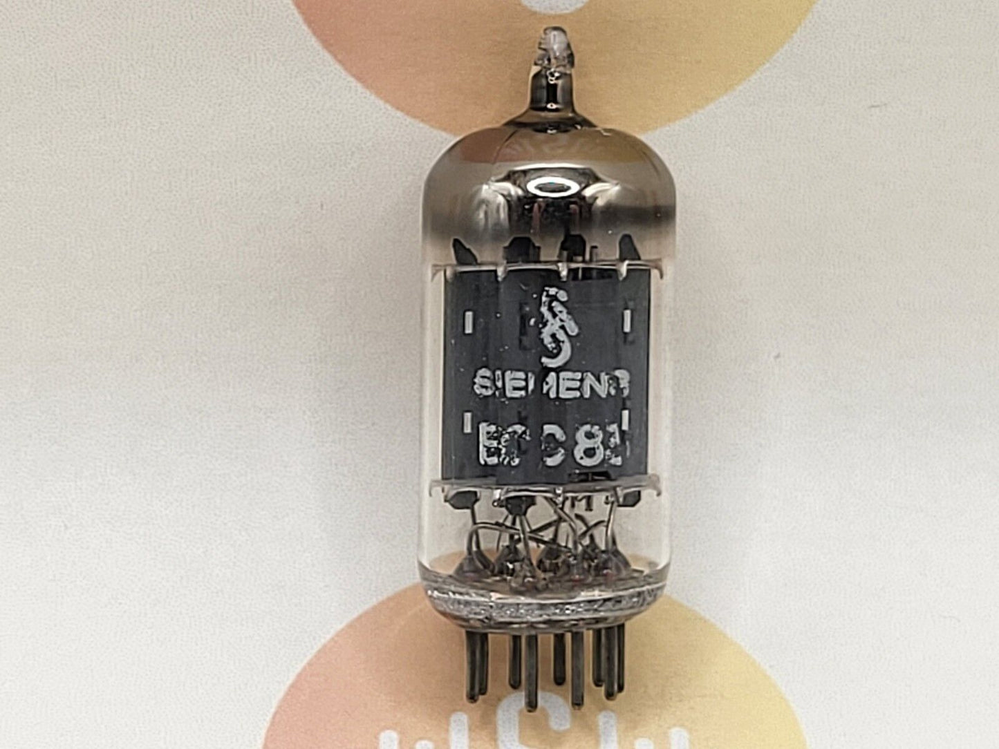 1x Siemens ECC83 12AX7 Langplatten - München, vor 1955 (‡U mCP) - Philips Label 