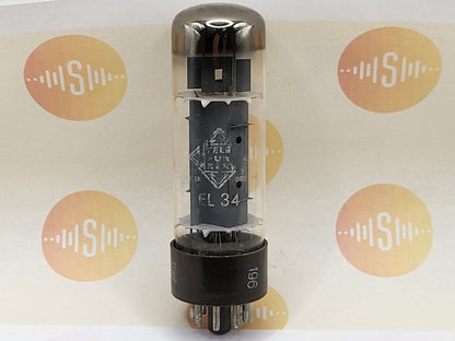 1本 Telefunken EL34 6CA7 - ウィングプレート - ダブルOゲッター - ウルム 1961 - テスト済みNOS