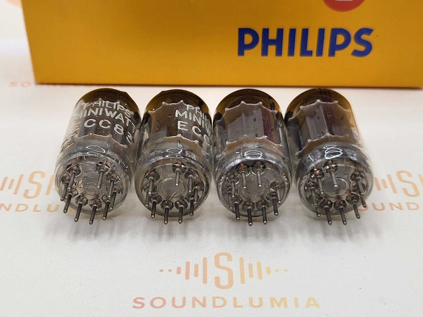 Philips ECC83 12AX7 Lange Platten Folie D Getter mC6