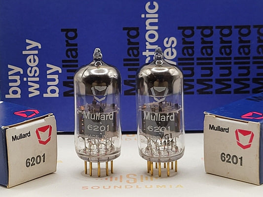 Mullard 6201 E81CC Gold Pin - Mitcham