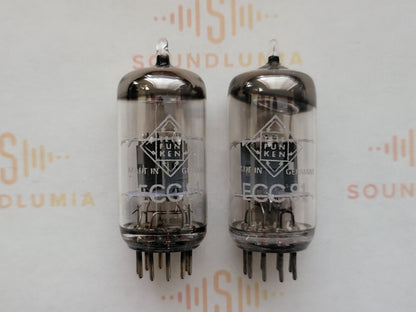 2x Telefunken ECC81 12AT7 mit passenden Codes - ◇ Unten - Berlin 1962 
