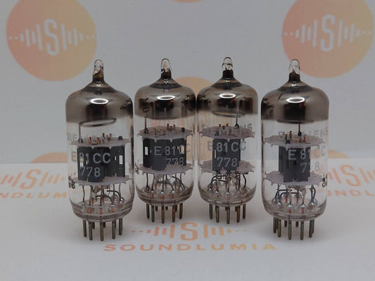 Siemens E81CC ECC801S Matched Quad - München '68 - Gleicher Code - NOS+