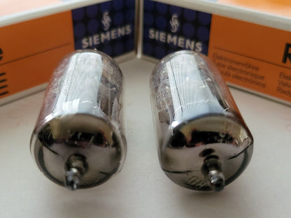 Siemens E88CC Gray Shield Matched Pair Chalk Code - Munich - Telefunken Label