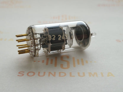 1x Siemens E88CC 6922 Gray Shields Pre-acid etching (Chalk code) - Munich '50s