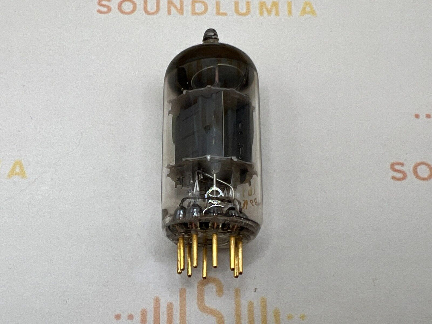 1x Mullard B339 CV492 (ECC83+) O-Getter Goldstift-Kurzplatten - Blackburn '59 