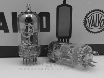 2x Valvo 6201 O-Getter BWB Falcon - Hamburg '59 - Same code - Near NOS
