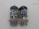 SEL Lorenz PCC88 7DJ8 vintage vacuum tubes O-getter matched pair Germany