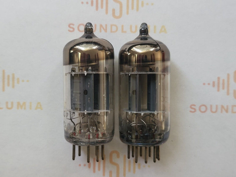 Mullard ECC82 12AU7 vacuum tube with O-Getter and Short Plates, image 31
