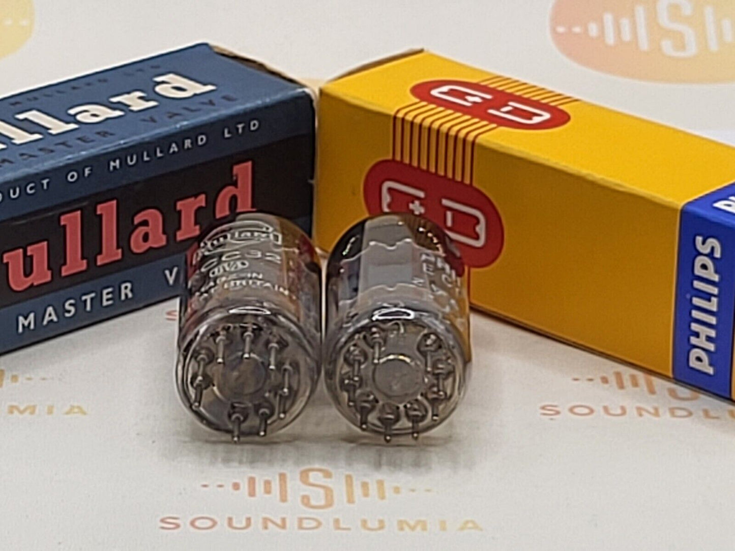 Mullard 12AU7 ECC82 Matched Pair - Blackburn '69 Gf2 - Near NOS