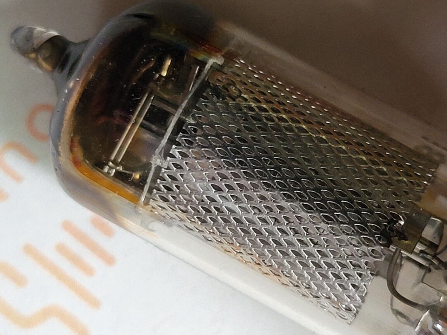 Mullard EF86 Long Mesh Plates Square Getter 9r1