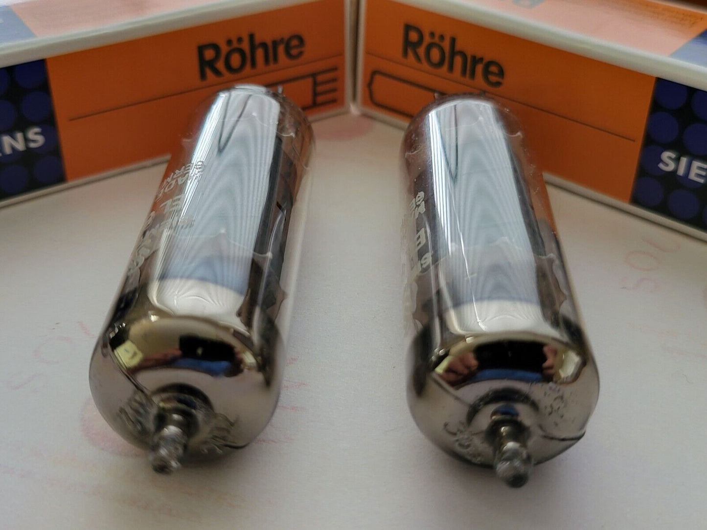 Siemens EL84 6BQ5 Matched Pair - München 1962/63 RX3 - NOS 