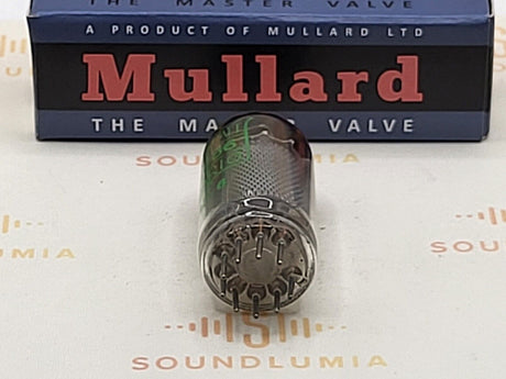 Mullard EF86 9R1 vacuum tube with Mesh Plate and SQ Getter, image 21