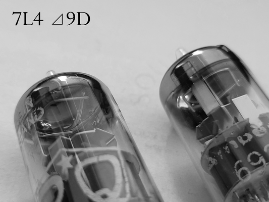 Amperex Holland 6922 E88CC D-Getter Matched Pair – 7L4 ⊿9F – Heerlen 1959 – NOS 