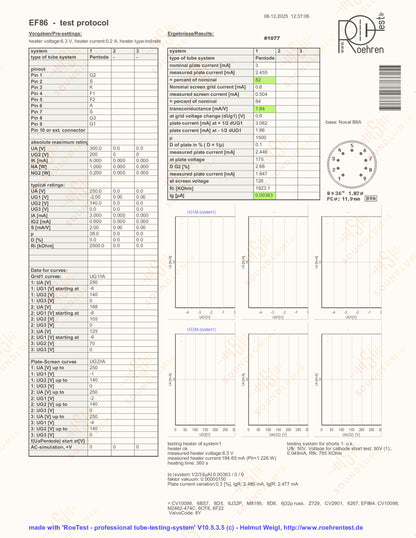 Valvo EF86 6267 Mesh Plates O-getter - Hamburg