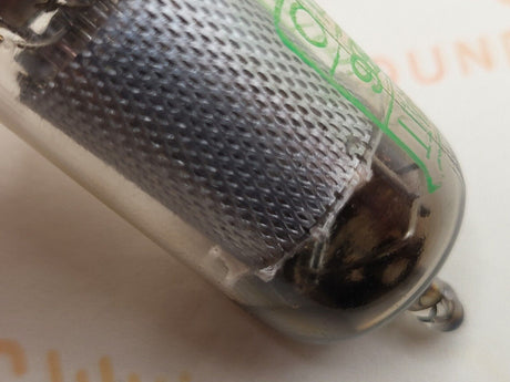 Mullard EF86 9R1 vacuum tube with Mesh Plate and SQ Getter, image 23