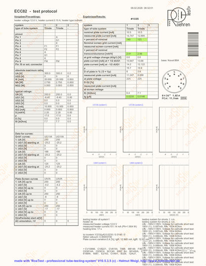 德律风根 ECC82 12AU7 光滑板 柏林
