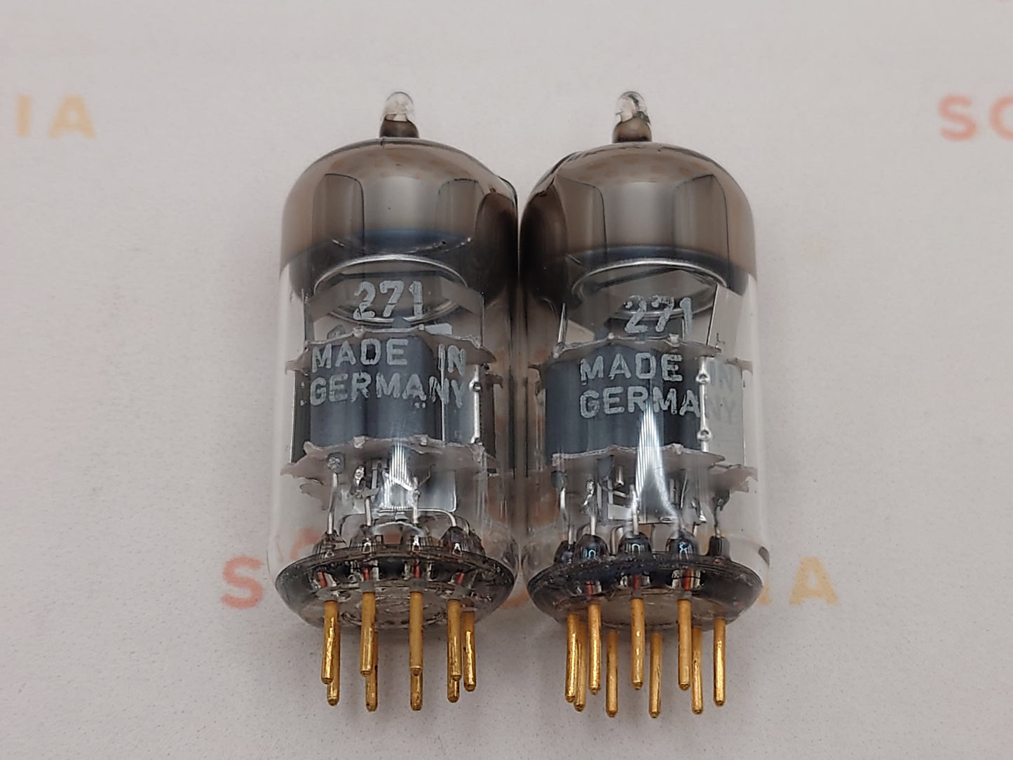 Siemens E88CC 6922 Silver Shields - Germany