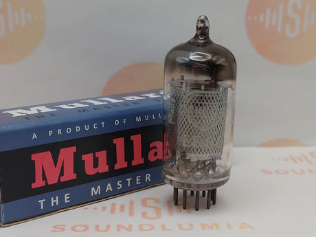Mullard EF86 9R1 vacuum tube with Mesh Plate and SQ Getter, image 70