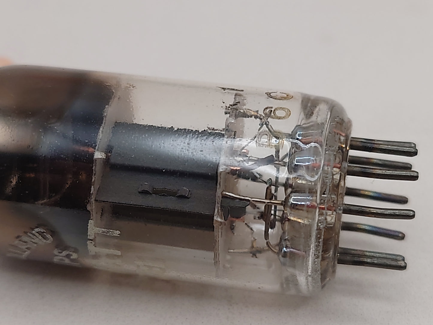 2个 Mullard ECC81 12AT7 方形吸气剂 - 飞利浦标签 - 英国 1958 Tk1