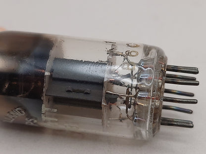 2个 Mullard ECC81 12AT7 方形吸气剂 - 飞利浦标签 - 英国 1958 Tk1