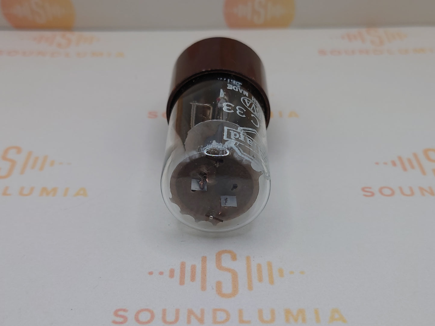 Mullard ECC33 Braun Base Lower [] Getter