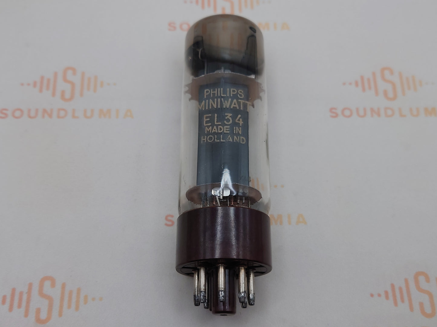 Mazda EL34 DD Getter Braune Basis - Philips/Valvo Etiketten - Brüssel