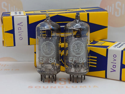 Mullard EF86 Long Mesh Plates Square Getter