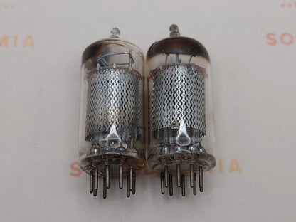 Mullard EF86 Long Mesh Plates Square Getter