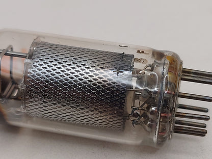 Mullard EF86 Long Mesh Plates Square Getter